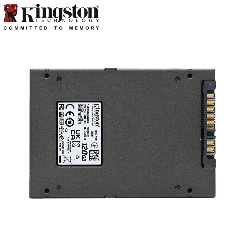 [Kingston SSD] 120GB Kingston A400 Ssd Drive De Estado Sólido Sata 3 2.5 Polegadas Disko Resistente Para Desktop Laptop