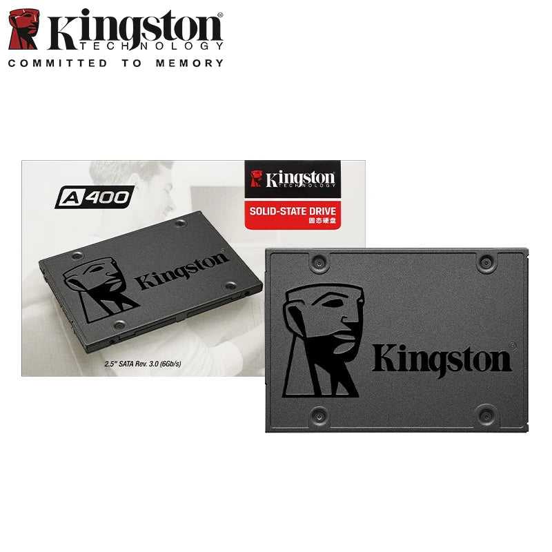 [Kingston SSD] 120GB Kingston A400 Ssd Drive De Estado Sólido Sata 3 2.5 Polegadas Disko Resistente Para Desktop Laptop