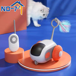 Brinquedo interativo inteligente para gatos, possui controle remoto